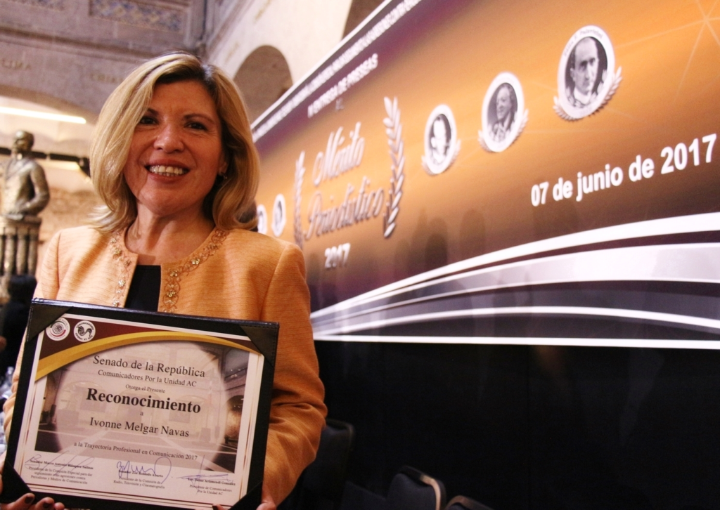 Premian La Trayectoria De Ivonne Melgar Mujer Es M S