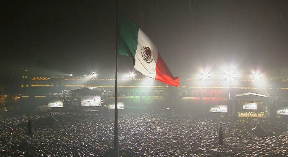 #EnVivo 214 Aniversario del Grito de Independencia desde el Zócalo ...